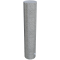 Barrier bollard | Steel tube  323 x 5 mm | stationary | for setting in concrete | hot-dip galvanized | total length: 1500 mm | with welded steel cap